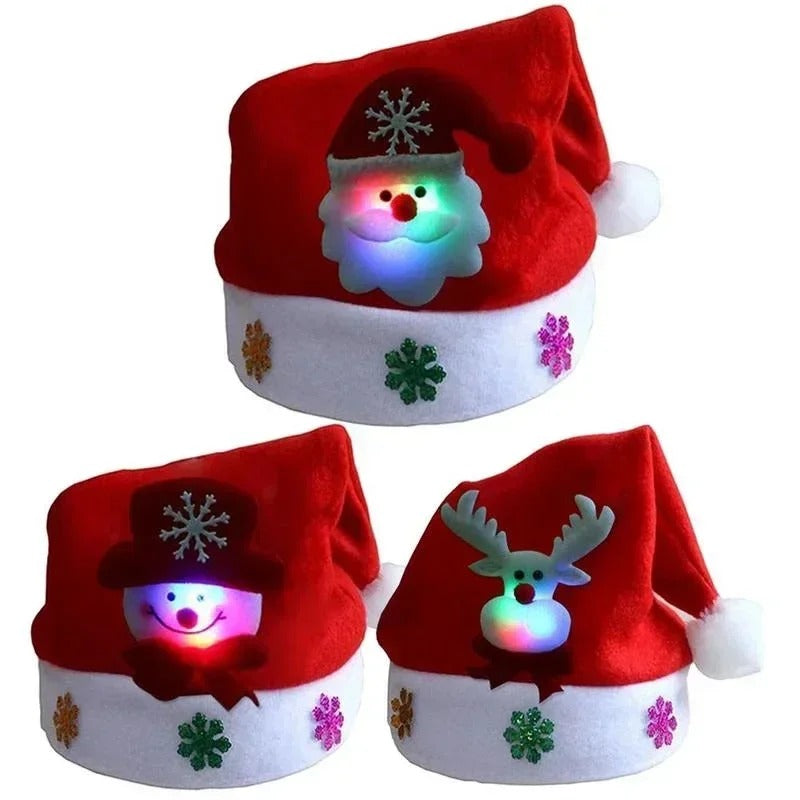 PACK DE 3 GORRITAS NAVIDEÑAS